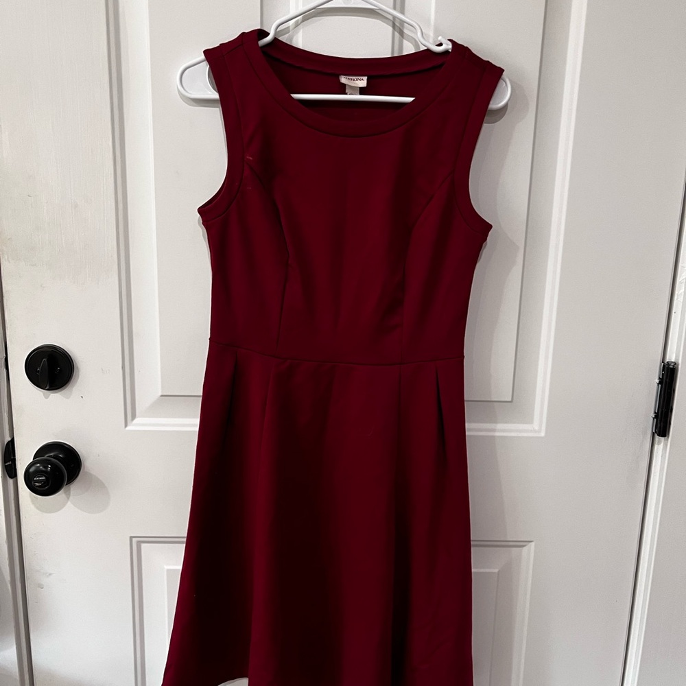 Merona Red Sleeveless A-Line Mini Dress